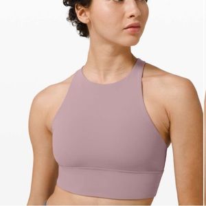 Lululemon Energy Bra Long Lined High Neck *tough